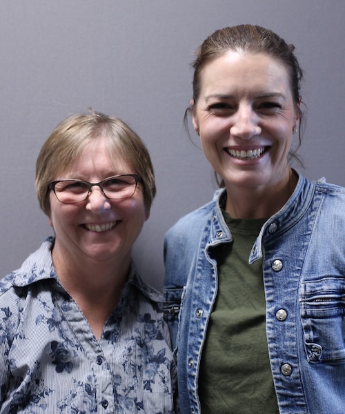 Jackie Hibbard and Nicole Lamarche