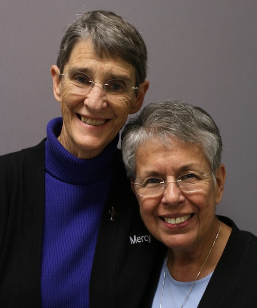 Sister Maria Luisa Vera and Sister Rosemary Welsh