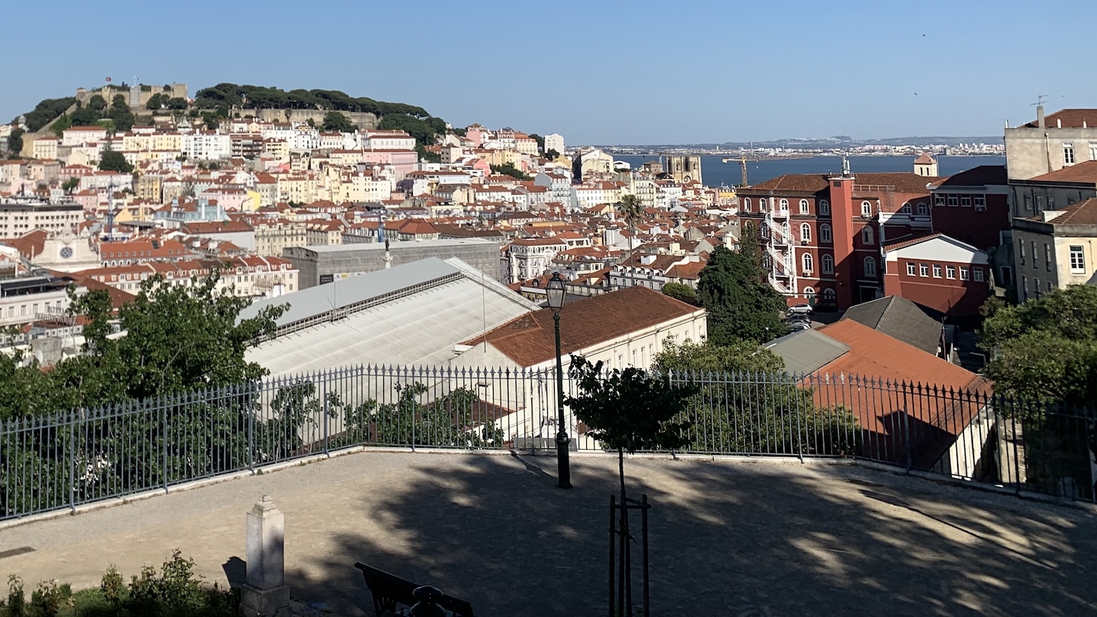 Overlooking the City of Lisbon