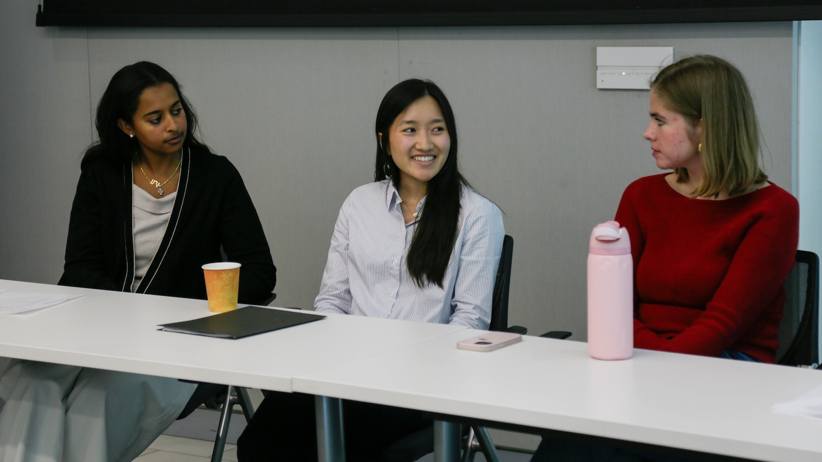 Students presenting at the Hoya Paxa 2025 Symposium