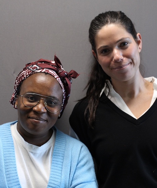 Talia Aygun and Matau Setshase