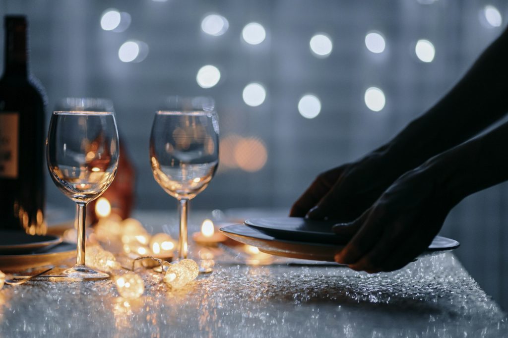 Christmas dinner feast