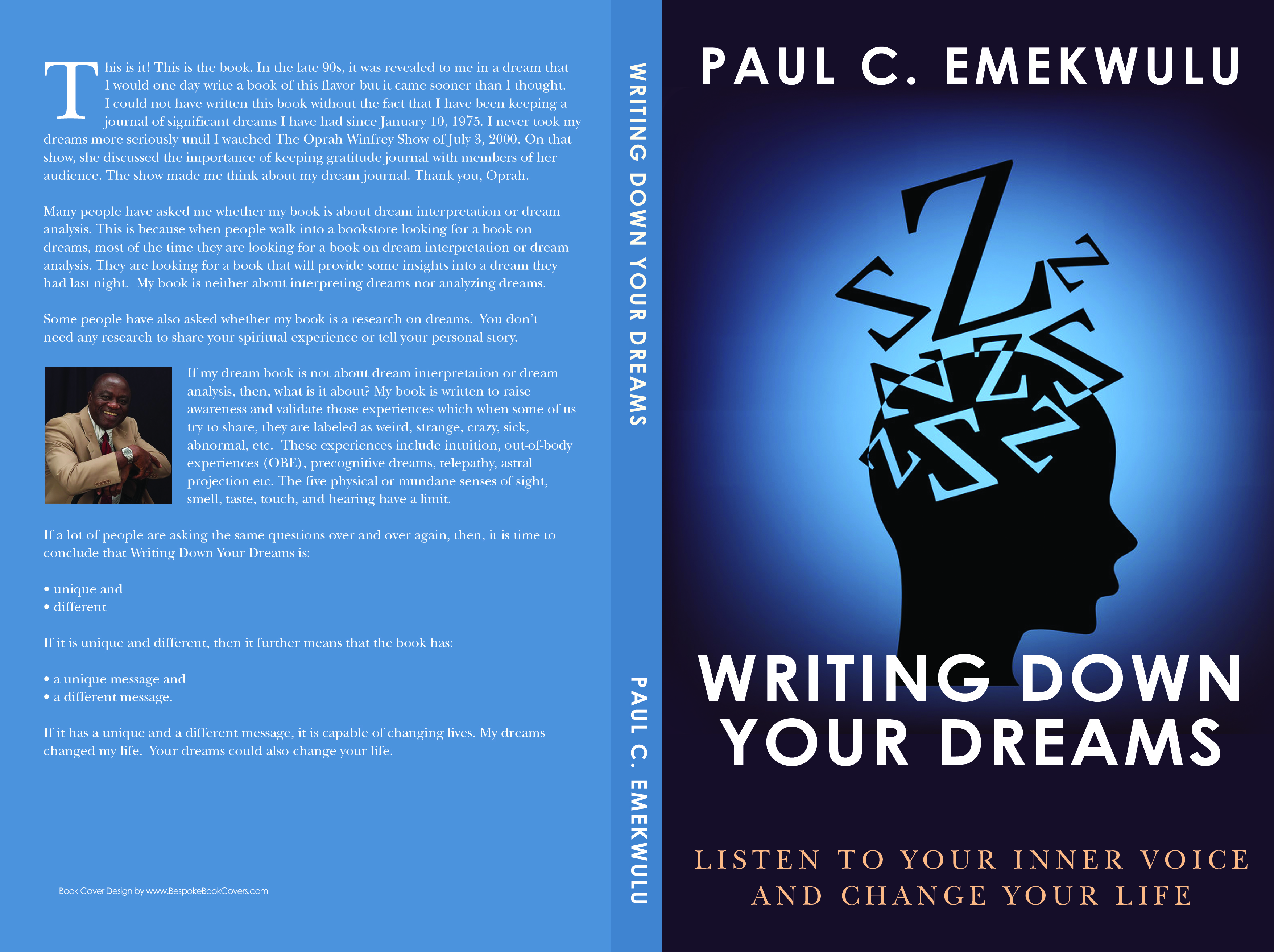 Client 12054 Paul Emekwulu Writing Down Your Dreams Bespoke Book