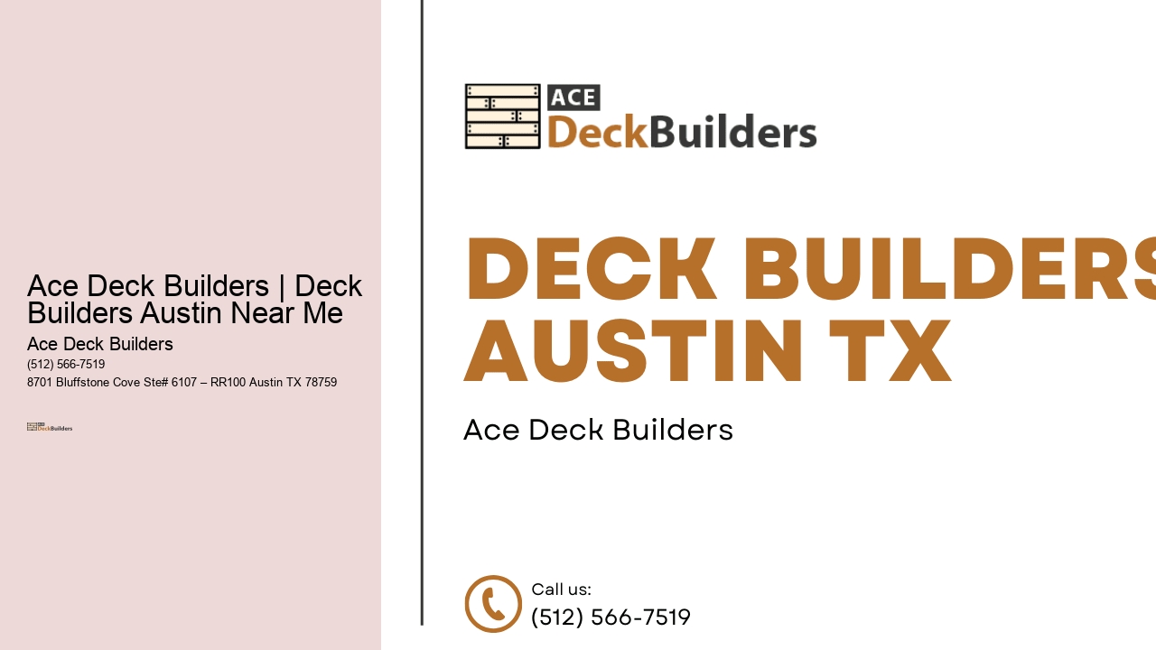Ace Deck Builders | Deck Builders Austin Near Me