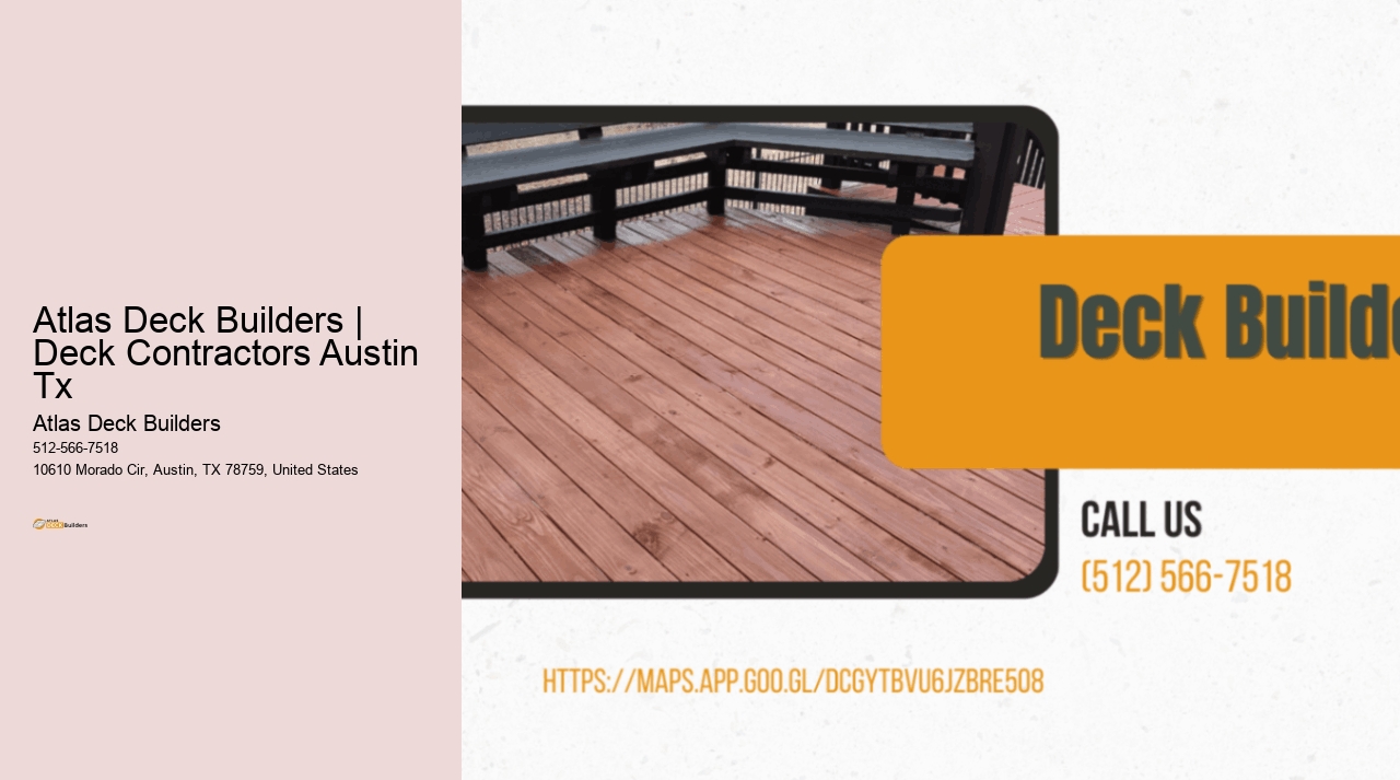 Atlas Deck Builders | Deck Contractors Austin Tx