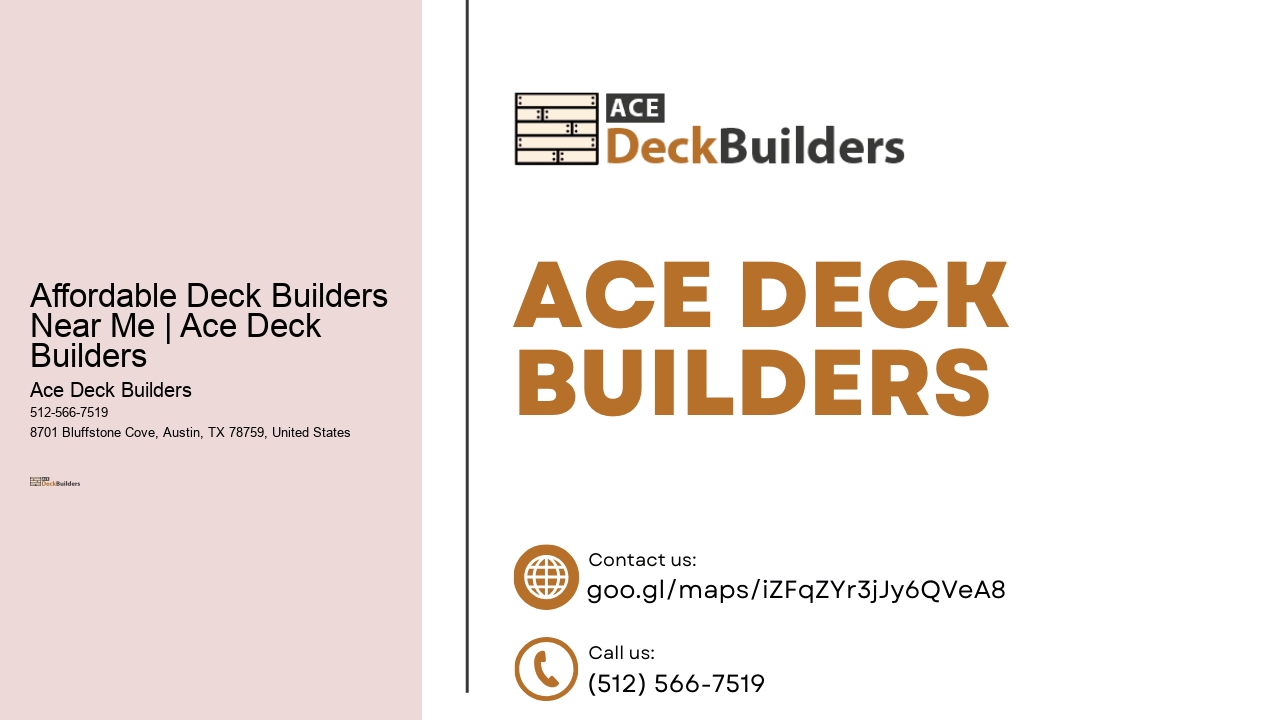 Affordable Deck Builders Near Me | Ace Deck Builders