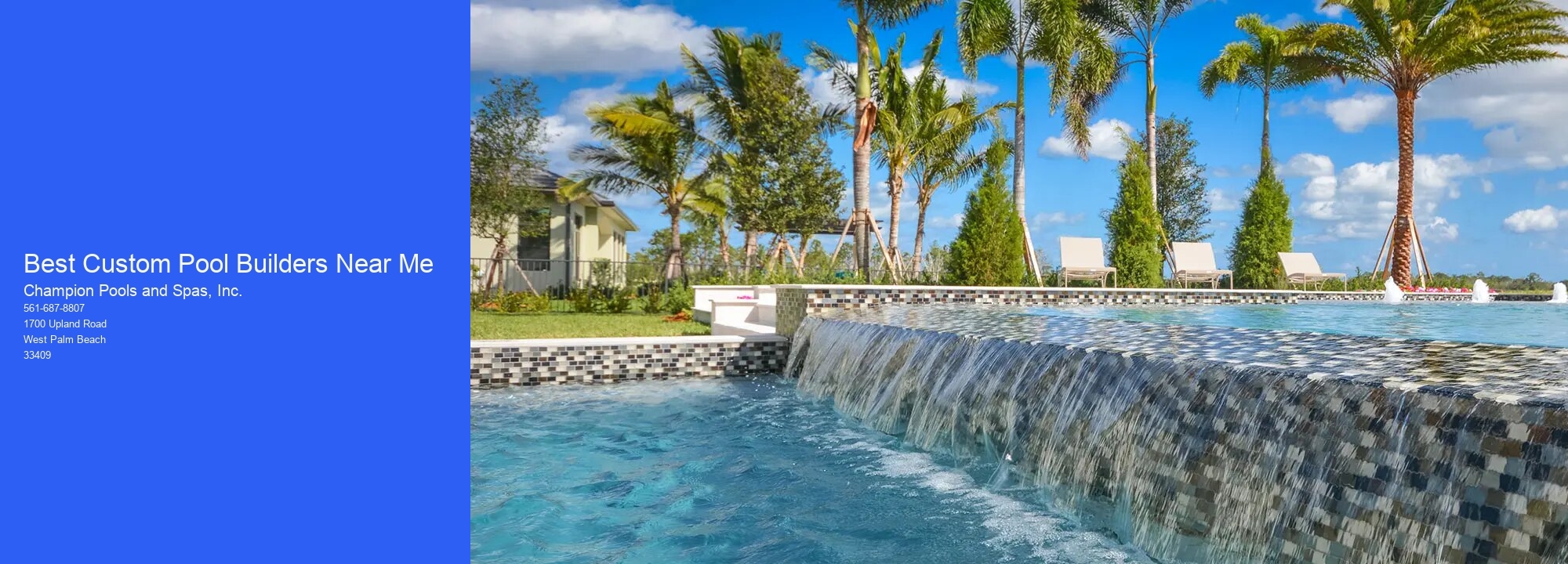 Best Custom Pool Builders Near Me