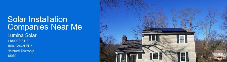 Solar Installation Companies Near Me Lumina Solar Solar Installation Companies Near Me