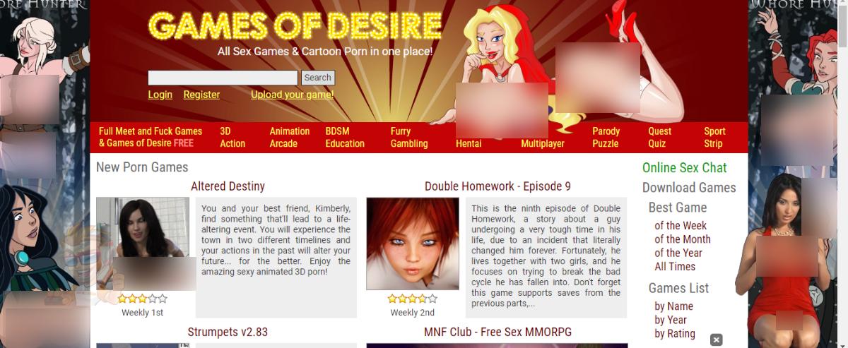 Games Of Desire Strip Games