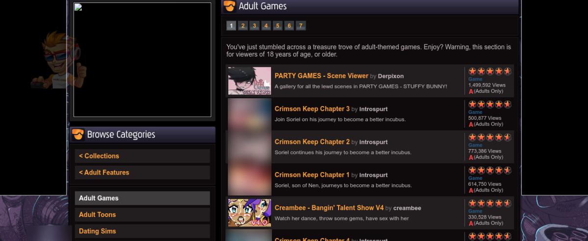 Newgrounds Adult Games