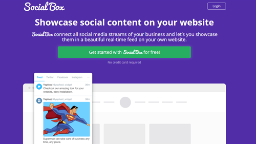 Social Box | PitchWall