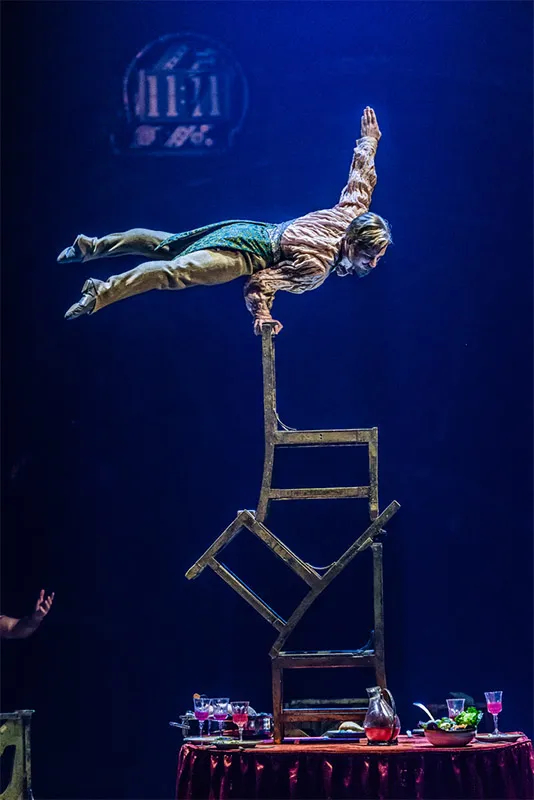 Andrii LED Chair Balance & Hand Balance Act