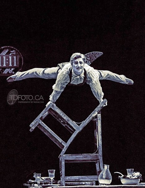 Andrii LED Chair Balance & Hand Balance Act