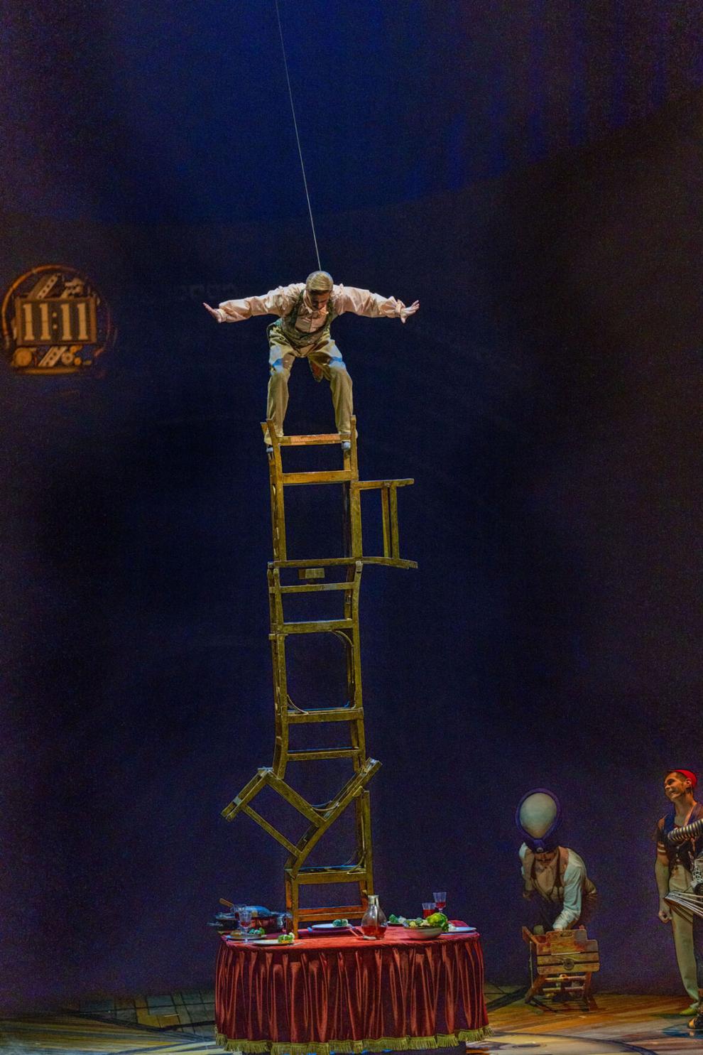 Andrii LED Chair Balance & Hand Balance Act