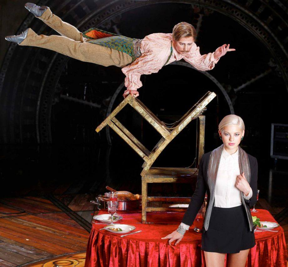 Andrii LED Chair Balance & Hand Balance Act