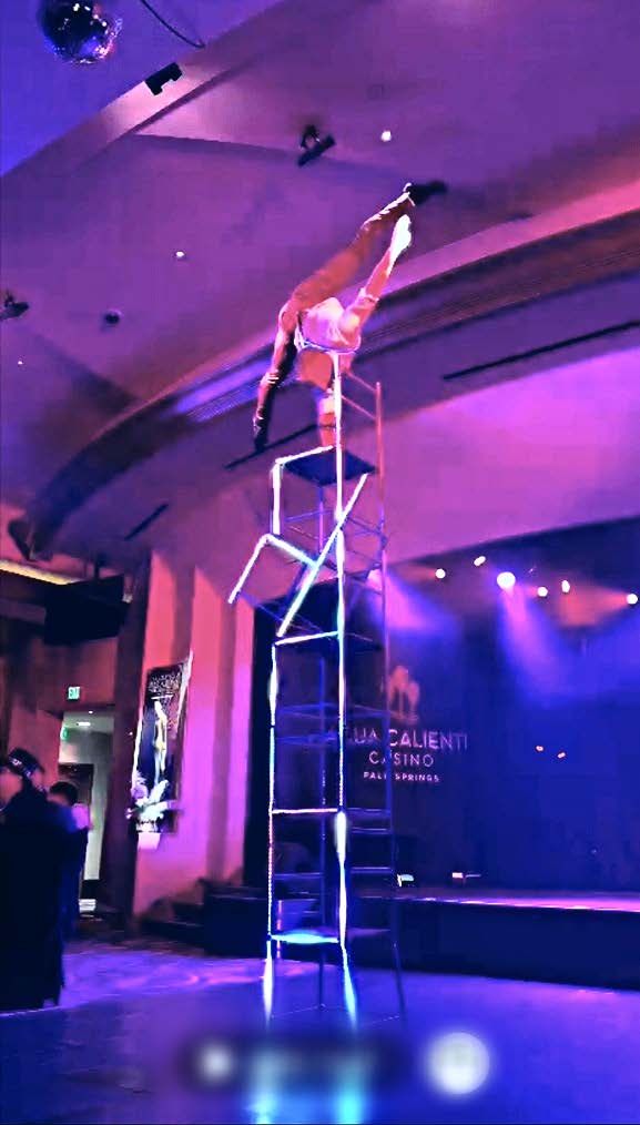 Andrii LED Chair Balance & Hand Balance Act