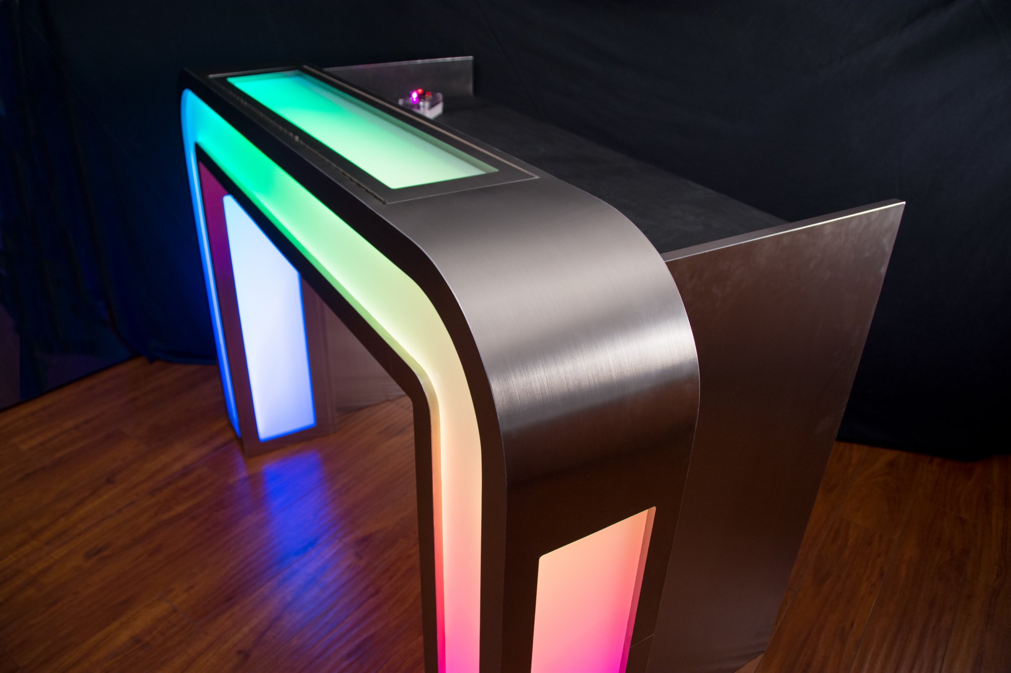 Illuminated DJ Booth