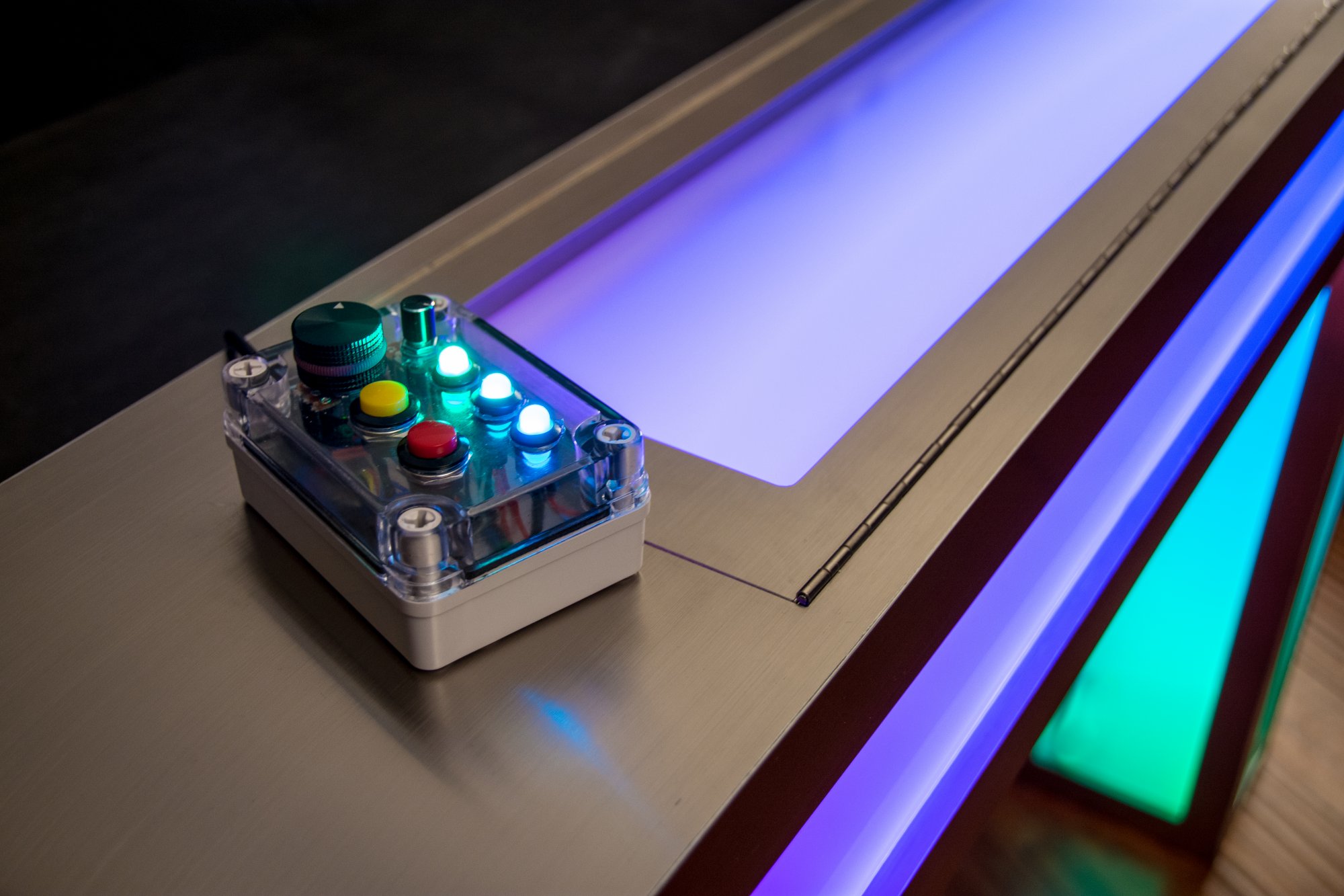 Illuminated DJ Booth