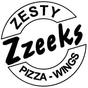 Zesty Zzeeks Pizza & Wings logo