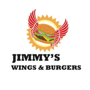 Jimmy's Wings and Burgers logo