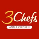 3 Chefs and a Chicken logo
