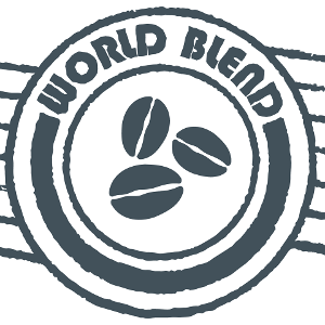 Logo for World Blend Coffee - Ice Cream - Ship & Copy