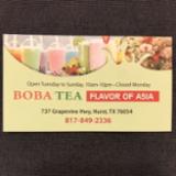 Boba Tea and Flavor of Asia logo
