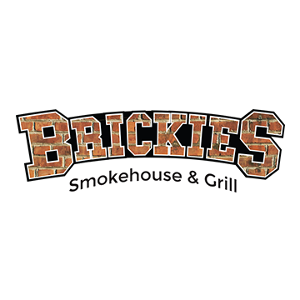 Brickies Smoke House and Grill logo