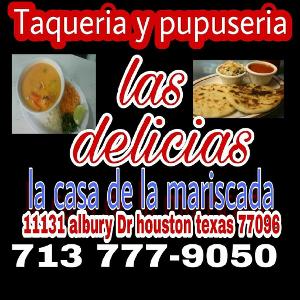 Las Delicias Taqueria y Pupuseria logo