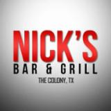 Nick's Bar & Grill The Colony, TX - Best sports bar grill restaurant cafe bar logo