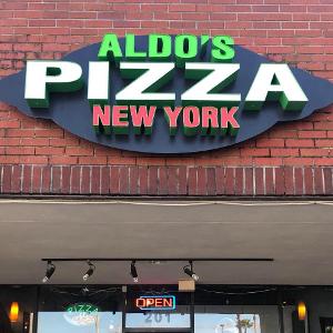 Logo for Aldo's New York Pizza