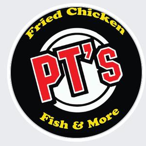 PT'S FRIED CHICKEN AND FISH logo