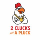2 Clucks and a Pluck logo