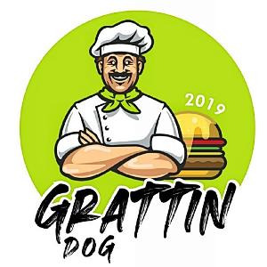 Grattin Dog logo