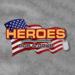 Heroes Pub and Grub logo