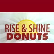 Logo for Rise and Shine Donuts