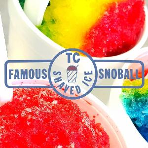 T C Shaved Ice logo