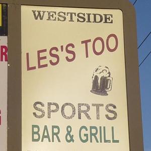 Logo for Westside Les's Too Sports Bar