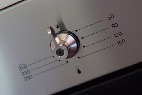 Log shot of stove for Real Estate Photography Course