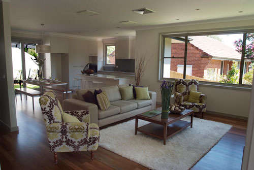 Professional Real Estate photograph lounge