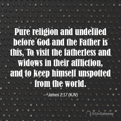 James 2:17 on Bible Gateway.