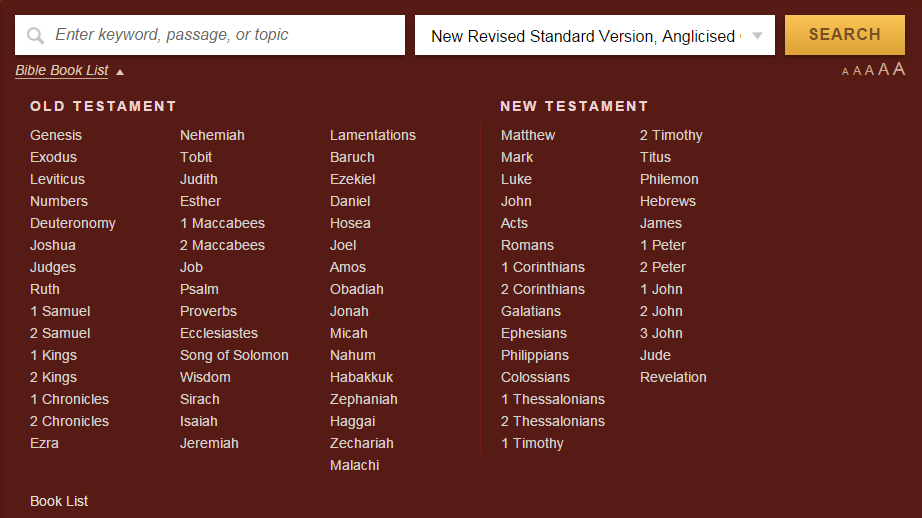 BibleGateway Help BibleGateway Help