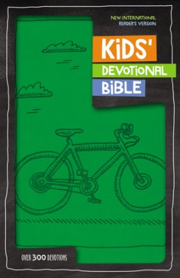 Buy your copy of the NIrV Kids Devotional Bible, Green Bicycle in the Bible Gateway Store Buy your copy of the NIrV Kids Devotional Bible, Green Bicycle in the Bible Gateway Store