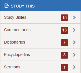 Bible study panel, open