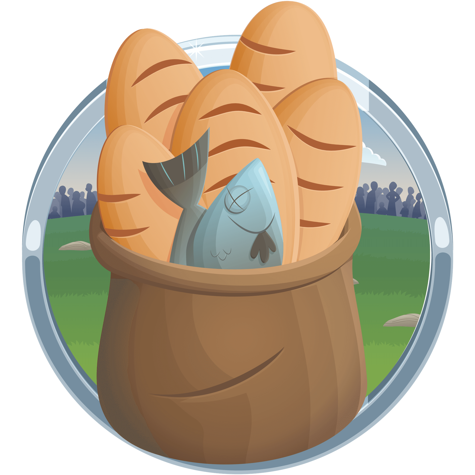 Download Jesus Feeds 5 000 Bible App For Kids Story The Big Picnic Teaches Kids About The Bible With Fun Videos Coloring Sheets Activities And More