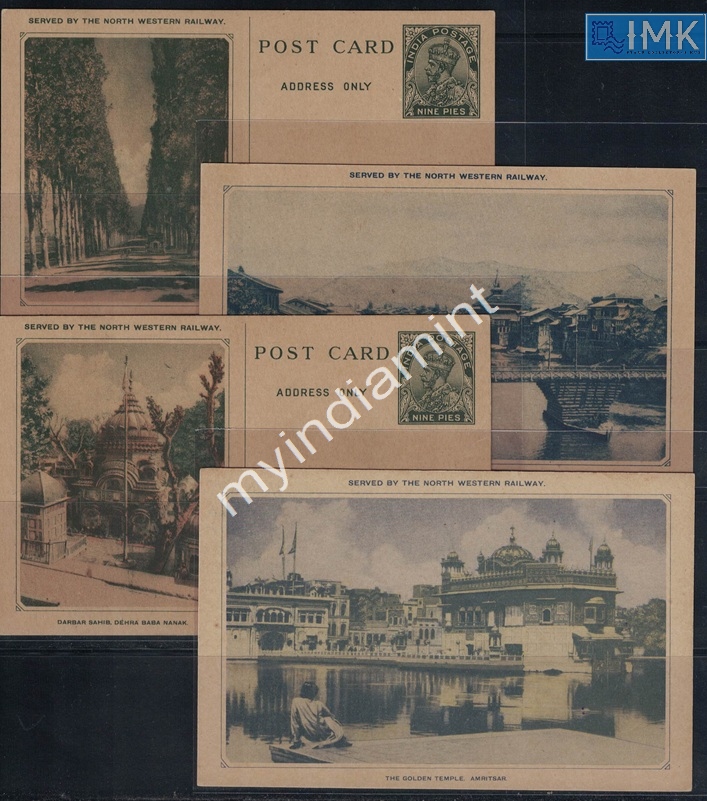 Lot 2089 - Post Card 3d. Pre- Covers & Folders -  Myindiamint Auction 7 Part 3 THE MARATHON - Day 3 Premium- (The Final Stretch)