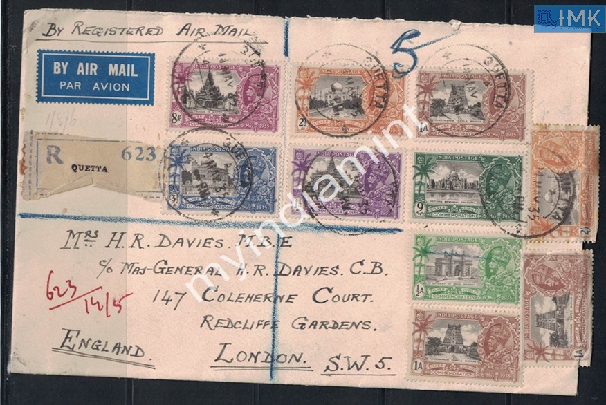 Lot 2105 - Cover 3d. Pre- Covers & Folders -  Myindiamint Auction 7 Part 3 THE MARATHON - Day 3 Premium- (The Final Stretch)