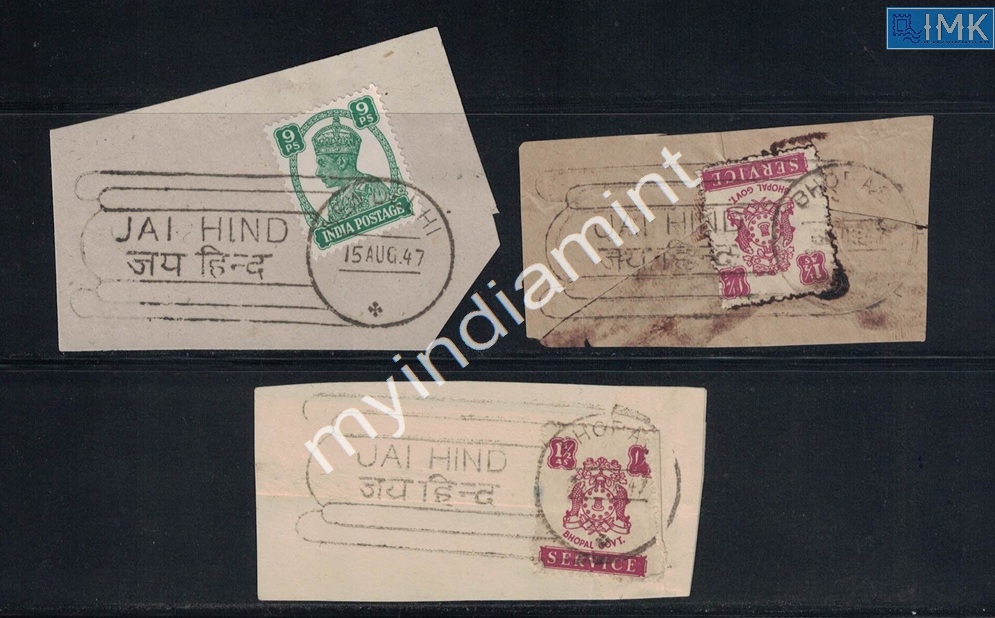 Lot 2161 - Cut Out 3e. Jai Hind / Azad Hind - Myindiamint Auction 7 Part 3 THE MARATHON - Day 3 Premium- (The Final Stretch) Lot 2161 - Cut Out 3e. Jai Hind / Azad Hind - Myindiamint Auction 7 Part 3 THE MARATHON - Day 3 Premium- (The Final Stretch)