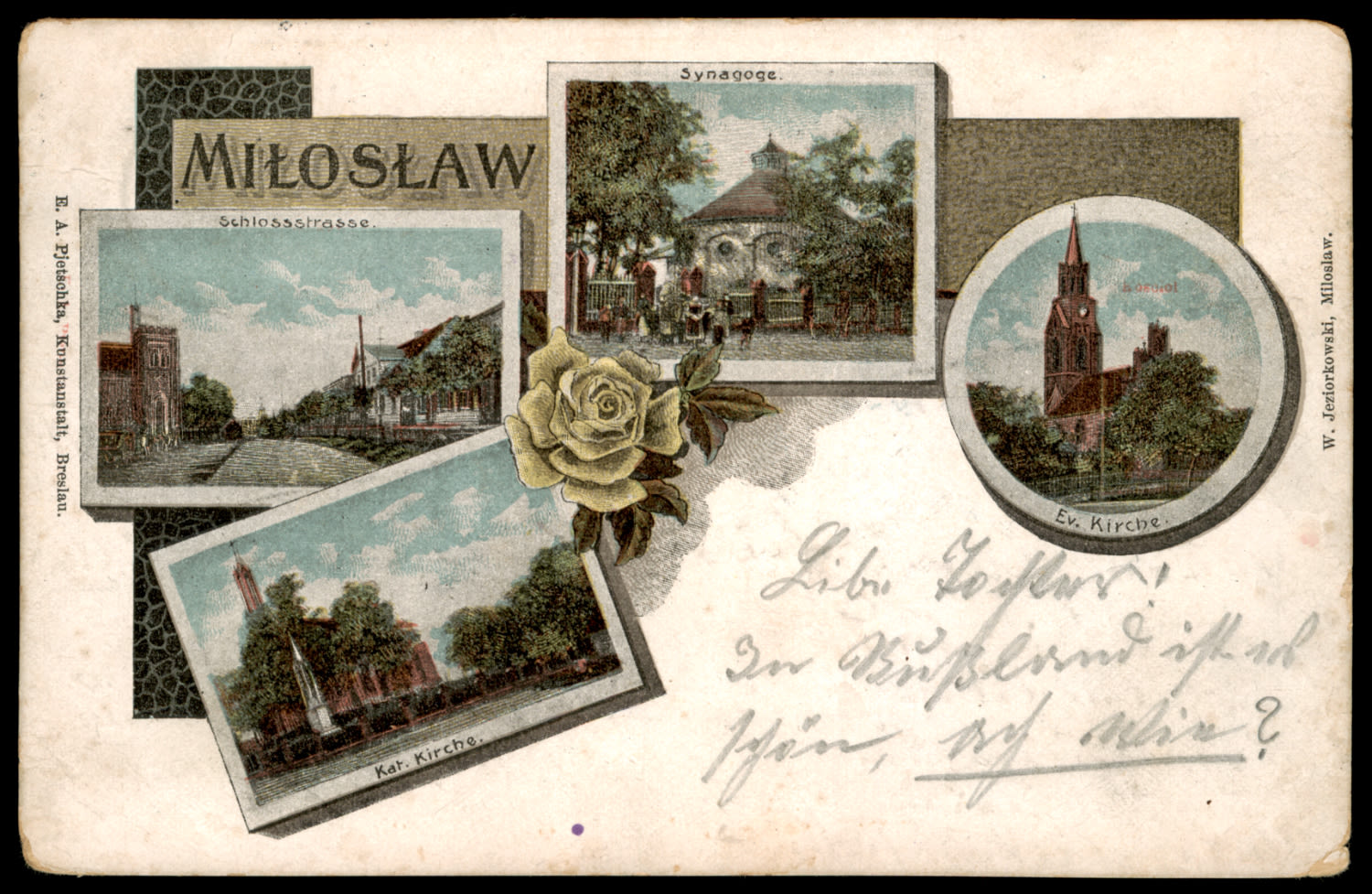 Lot 1 - synagogue postcards - ISRASTAMPS Auction #5 Lot 1 - synagogue postcards - ISRASTAMPS Auction #5