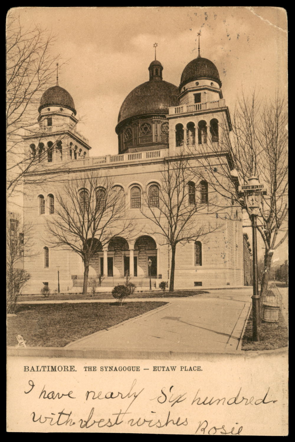 Lot 24 - synagogue postcards - ISRASTAMPS Auction #5 Lot 24 - synagogue postcards - ISRASTAMPS Auction #5